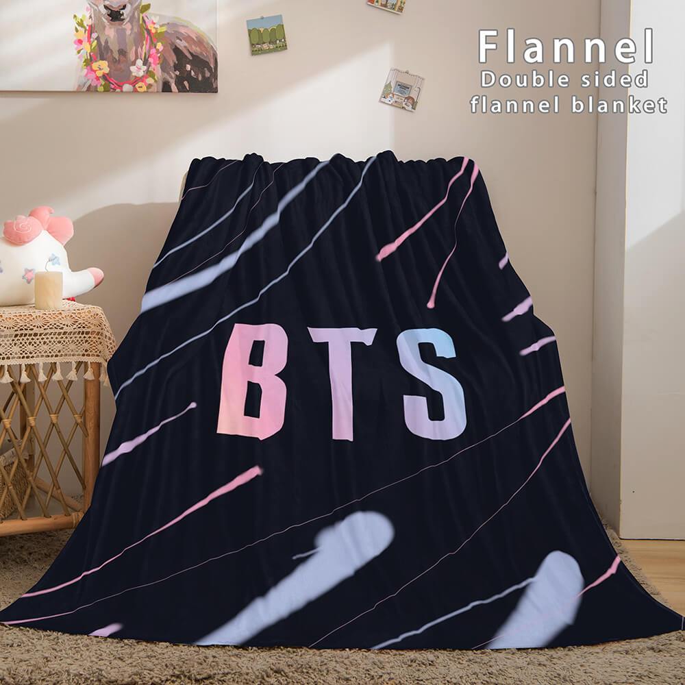 BTS Butter Bangtan Boys Flannel Fleece Blanket (Online Order Only)