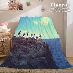 BTS Butter Bangtan Boys Flannel Fleece Blanket (Online Order Only)