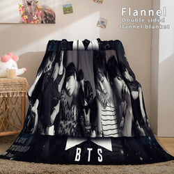 BTS Butter Bangtan Boys Flannel Fleece Blanket (Online Order Only)