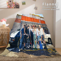 BTS Butter Bangtan Boys Flannel Fleece Blanket (Online Order Only)