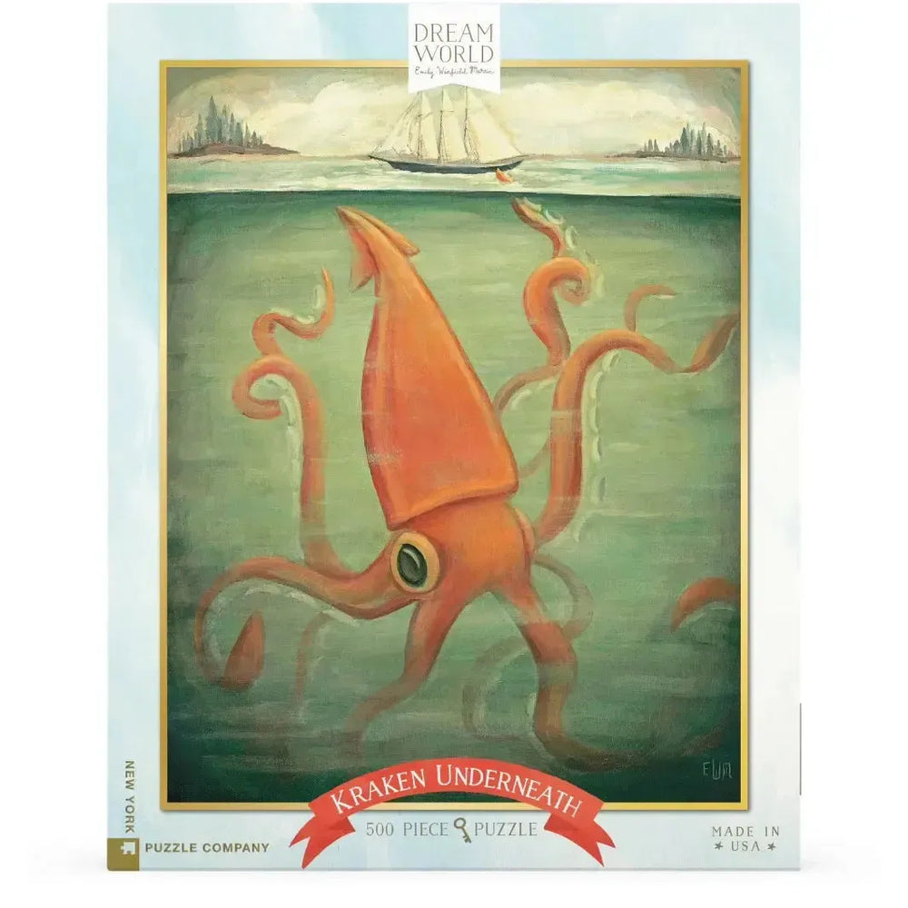 Kraken Underneath Dream World 500 Piece Jigsaw Puzzle NYPC (ONLINE ORDER ONLY)
