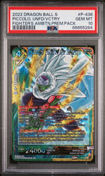 2022 DRAGON BALL SUPER PICCOLO, UNFD/VCTRY #P-436 - PSA 10 (Online Order Only)