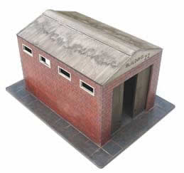 LAOGCB011 Tall Garage 28mm Scale (ONLINE ORDER ONLY)