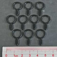 LAOTS253BLK Magnifying Glass Tokens by Litko Game Accessories (ONLINE ORDER ONLY)