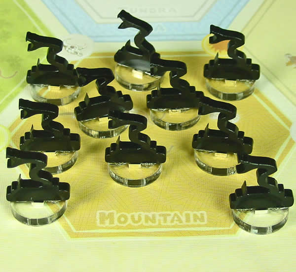 LAOTS306 Reptile Markers (10) Dominant Species Litko (ONLINE ORDER ONLY)