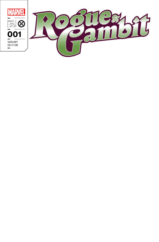 Rogue & Gambit #1 Unknown Comics Exclusive Blank Var (03/01/2023) (ONLINE ORDER ONLY)