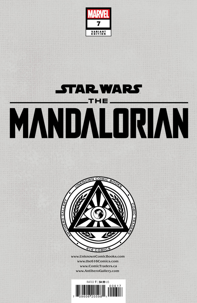 Star Wars: The Mandalorian Season 2 #7 Unknown Comics Mico Suayan Exclusive Var (12/27/2023) (ONLINE ORDER ONLY)