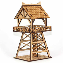 LCW1230 Jenash Town Guard Tower 28mm Scale Miniature Terrain Laser Craft (ONLINE ORDER ONLY)