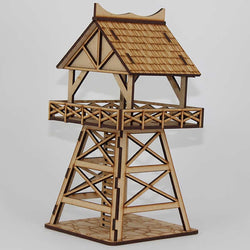 LCW1230 Jenash Town Guard Tower 28mm Scale Miniature Terrain Laser Craft (ONLINE ORDER ONLY)