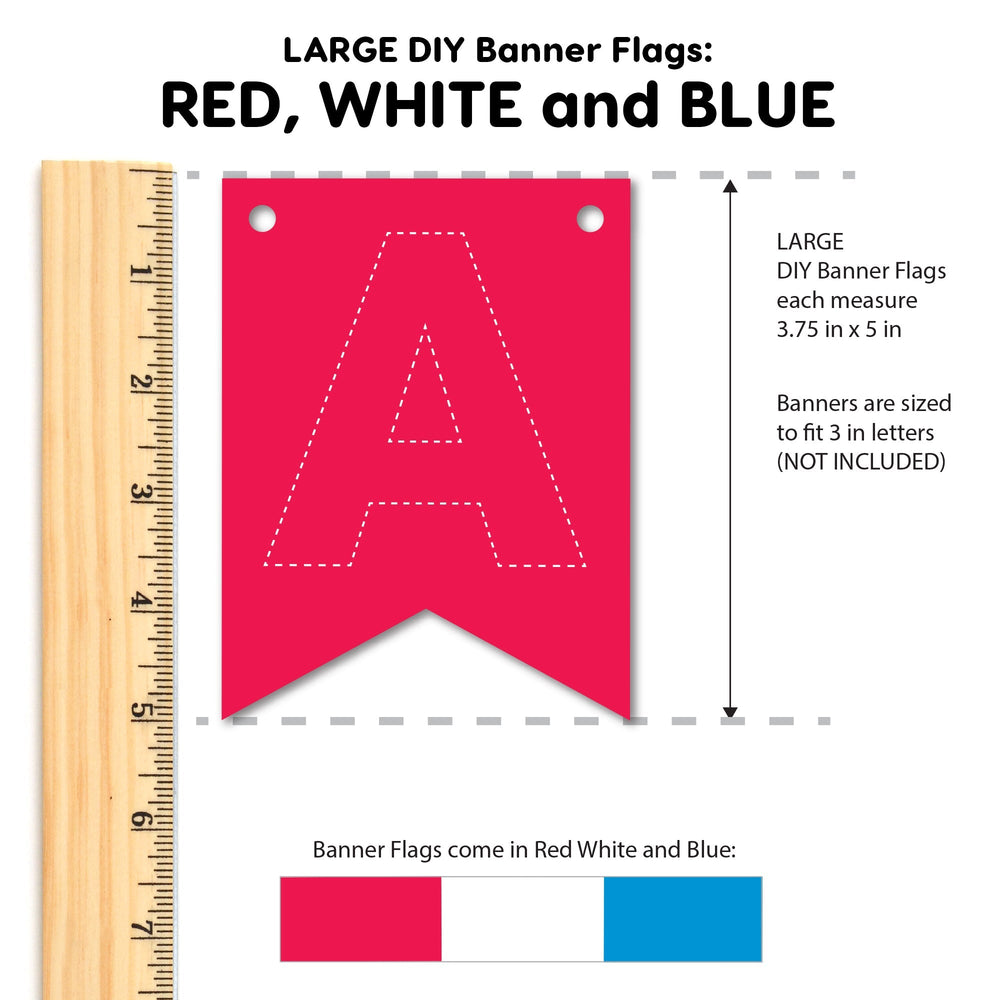 Large DIY Banner Flags (ONLINE ORDER ONLY)