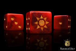 Burning Sun Dice (ONLINE ORDER ONLY)