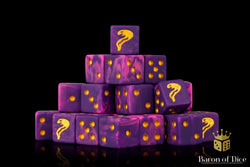 Black Serpent Dice (ONLINE ORDER ONLY)