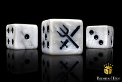 Lake Militia Dice - Crossed Weapons (ONLINE ORDER ONLY)