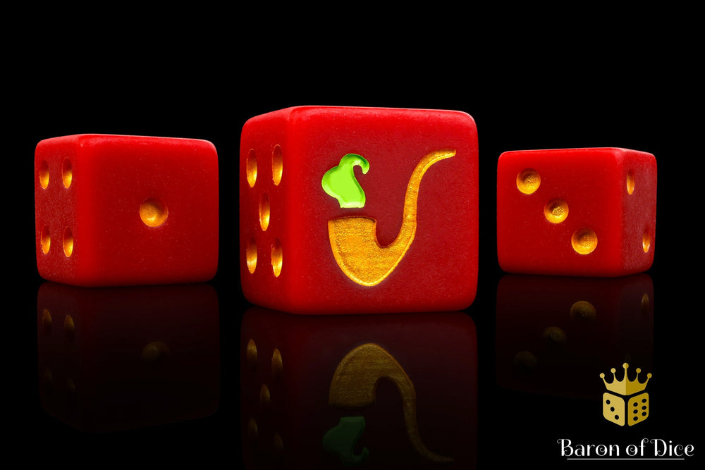 Halfling Pipe Dice (ONLINE ORDER ONLY)