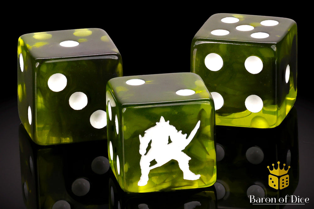 Cave Goblin Dice - Green (ONLINE ORDER ONLY)