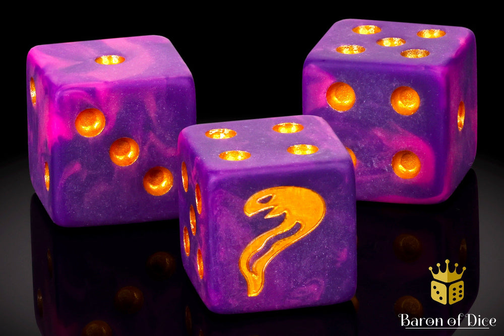 Black Serpent Dice (ONLINE ORDER ONLY)