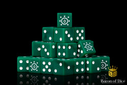 Green Kingdom, Square 16mm Dice (ONLINE ORDER ONLY)