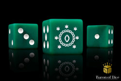 Green Kingdom, Square 16mm Dice (ONLINE ORDER ONLY)