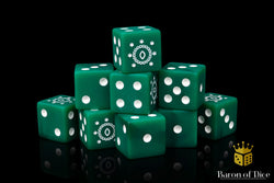 Green Kingdom, Square 16mm Dice (ONLINE ORDER ONLY)