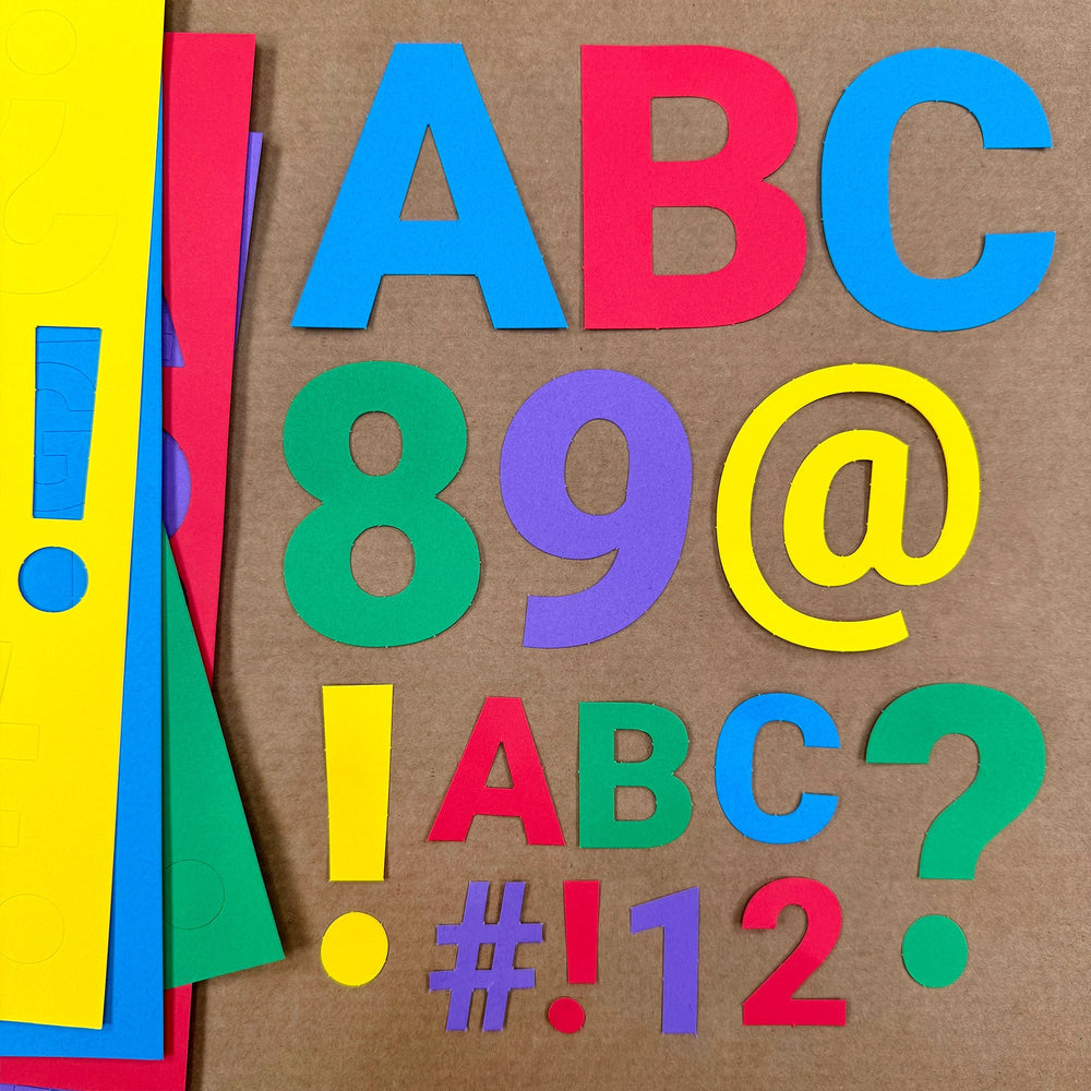 Bulletin Board Letters Combo – 2 Sizes (ONLINE ORDER ONLY)