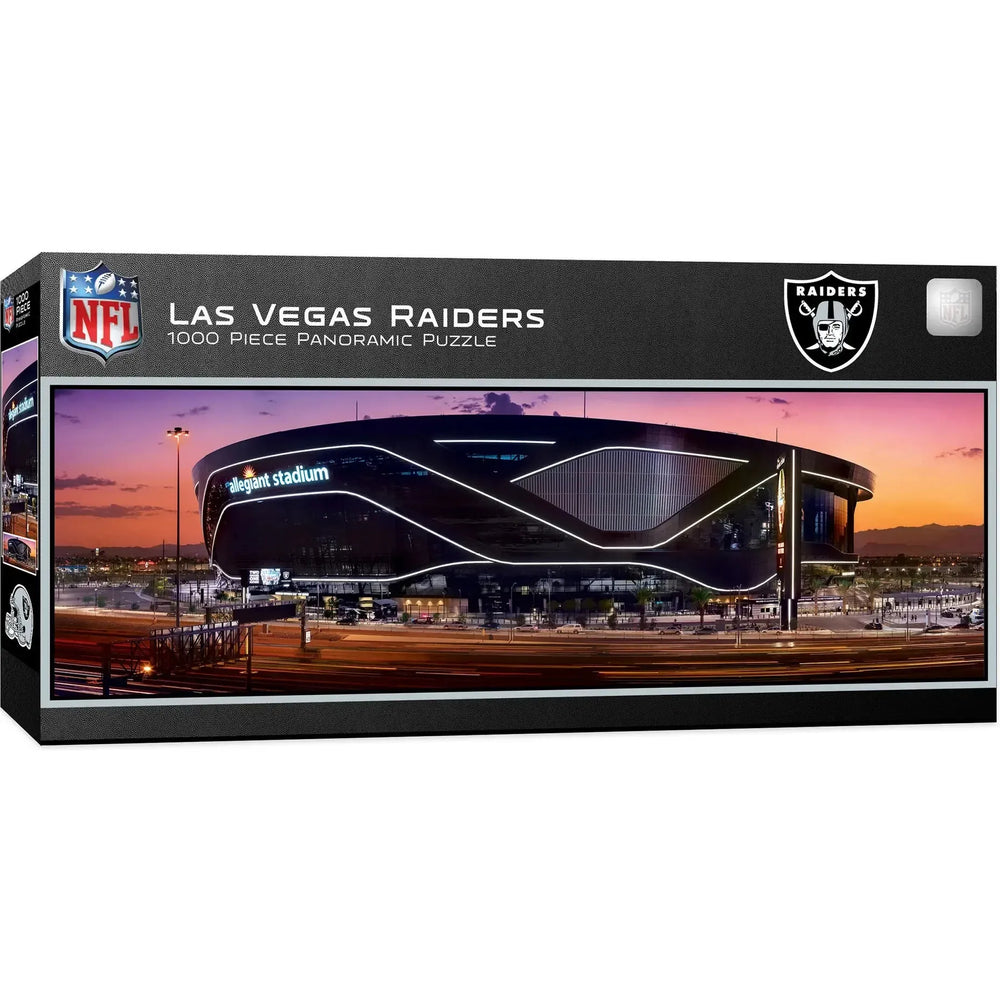 LV Raiders Allegiant Stadium Outside 1000 Piece Panoramic Jigsaw Puzzle MasterPieces (ONLINE ORDER ONLY)