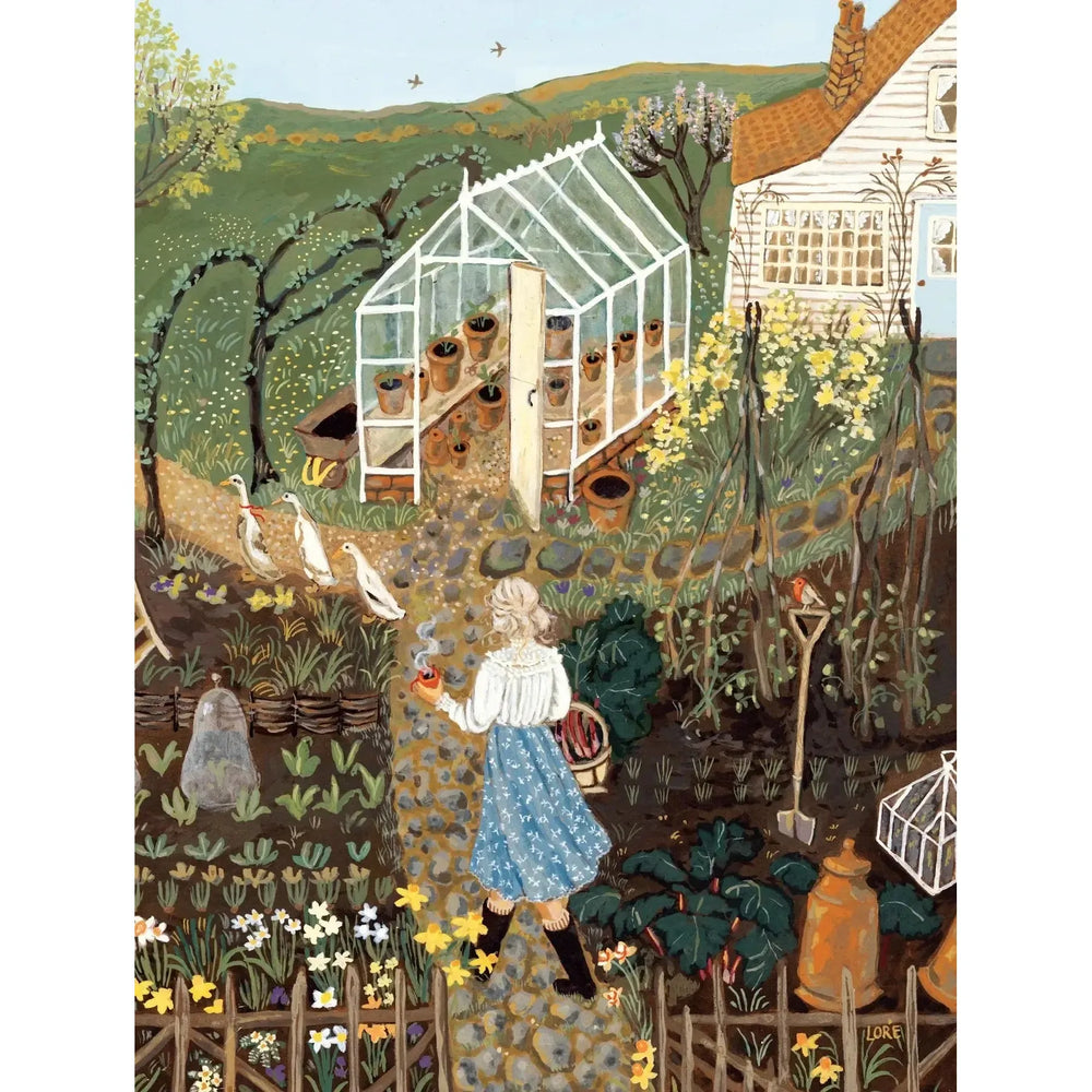 Lady of the Garden by Loré Pemberton 750 Piece Jigsaw Puzzle NYPC (ONLINE ORDER ONLY)