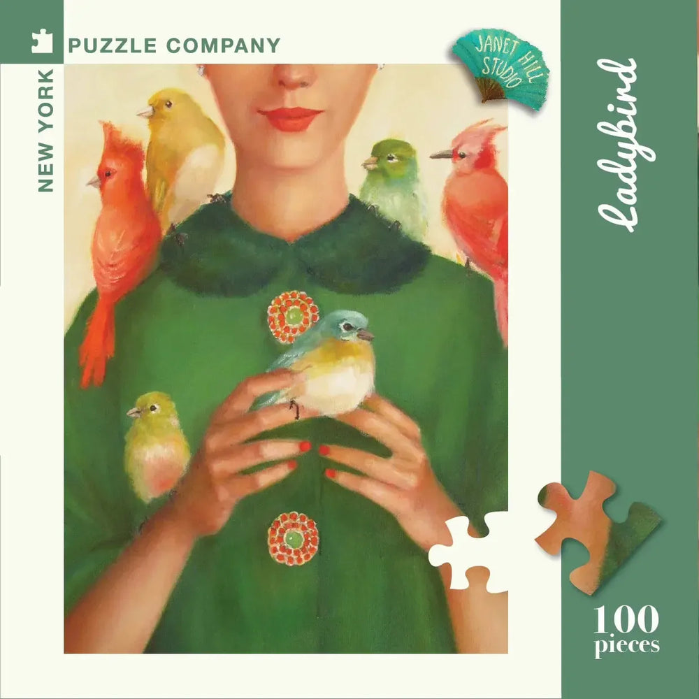 Ladybird by Janet Hill 100 Piece Mini Jigsaw Puzzle NYPC (ONLINE ORDER ONLY)