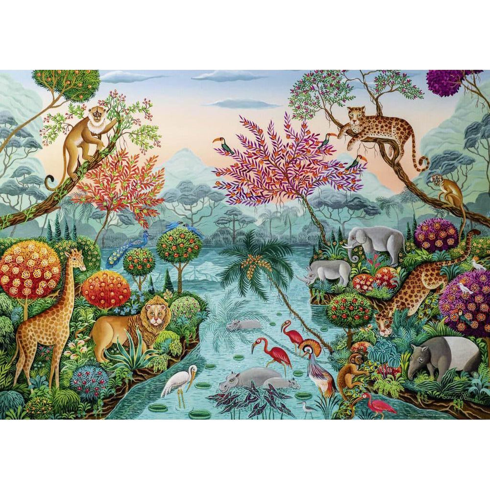 Lagoon Paradise Exotic Garden 1000 Piece Jigsaw Puzzle Heye (ONLINE ORDER ONLY)