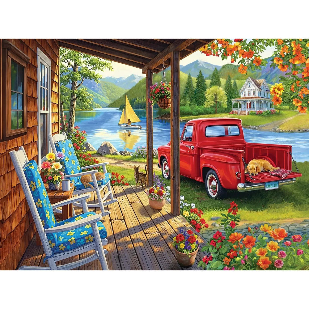 Lake Life 275 Large Piece Jigsaw Puzzle Cobble Hill (ONLINE ORDER ONLY)