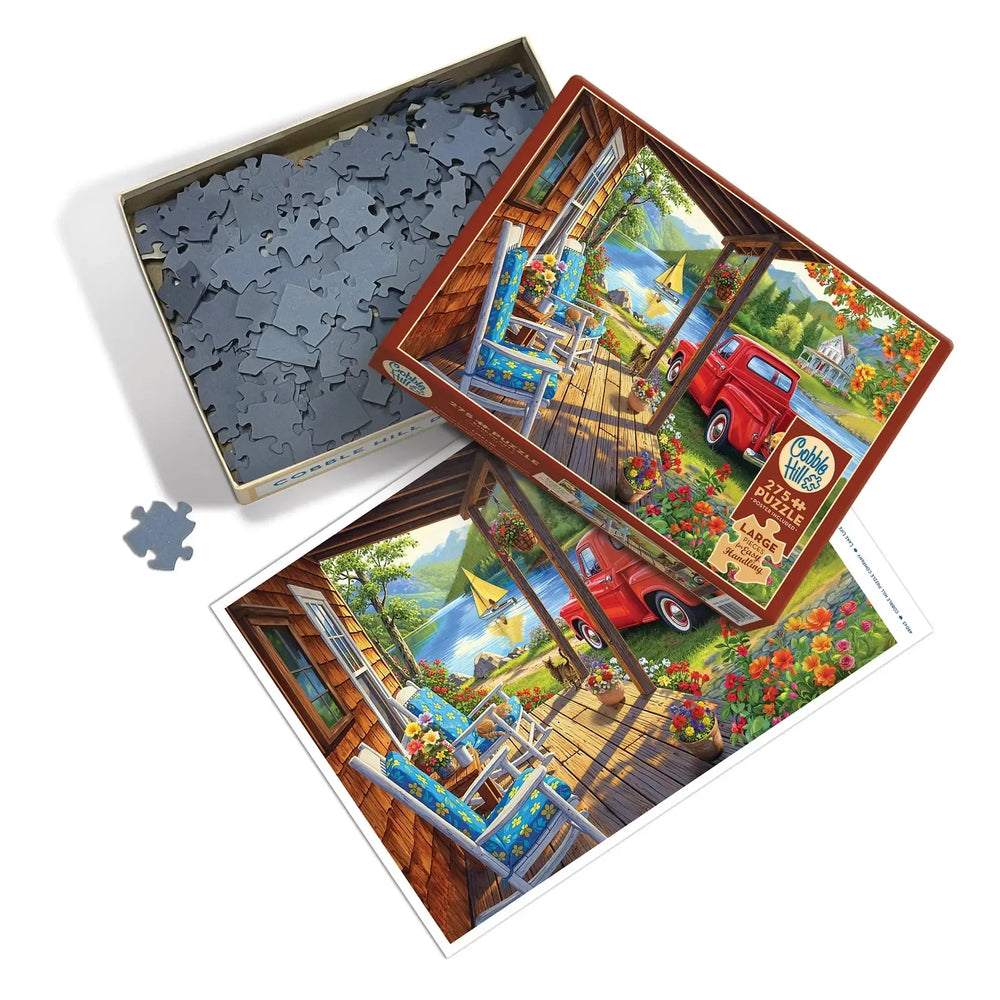 Lake Life 275 Large Piece Jigsaw Puzzle Cobble Hill (ONLINE ORDER ONLY)