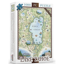 Lake Tahoe 1000 Piece Jigsaw Puzzle Xplorer Maps (ONLINE ORDER ONLY)