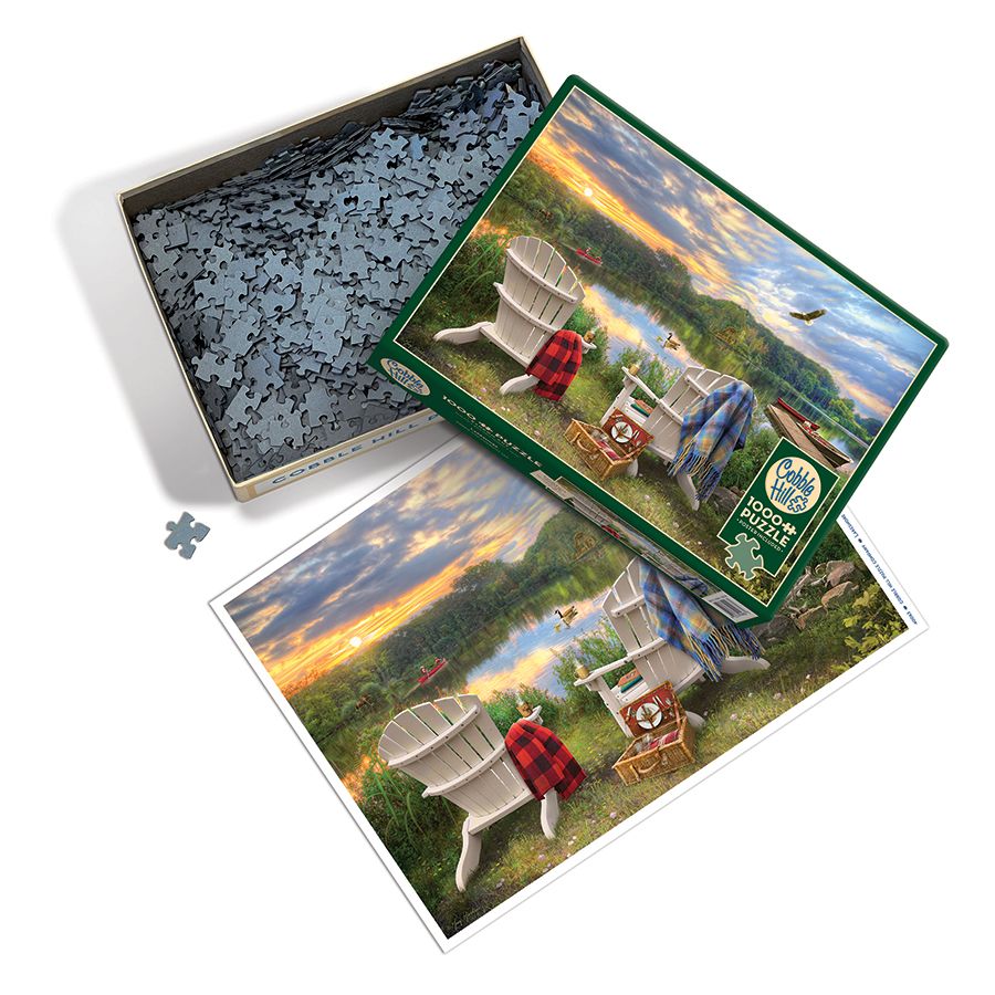 Lakeshore 1000 Piece Jigsaw Puzzle Cobble Hill (ONLINE ORDER ONLY)