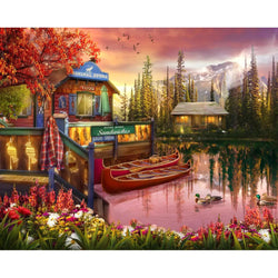 Lakeshore Serenity 500 Piece Jigsaw Puzzle Springbok (ONLINE ORDER ONLY)