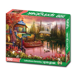 Lakeshore Serenity 500 Piece Jigsaw Puzzle Springbok (ONLINE ORDER ONLY)