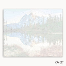 Snow Sunset Mountain