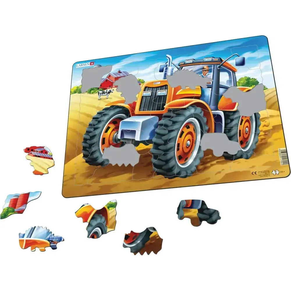 Large Tractor 37 Piece Tray Jigsaw Puzzle Larsen (ONLINE ORDER ONLY)