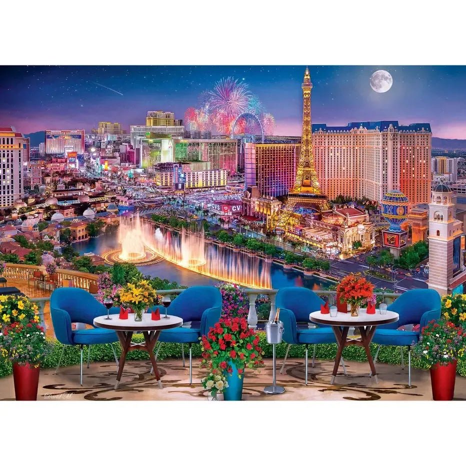 Las Vegas Living Color Scapes 1000 Piece Jigsaw Puzzle MasterPieces (ONLINE ORDER ONLY)