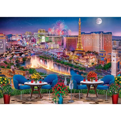 Las Vegas Living Color Scapes 1000 Piece Jigsaw Puzzle MasterPieces (ONLINE ORDER ONLY)