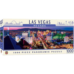 Las Vegas Strip 1000 Piece Panoramic Jigsaw Puzzle MasterPieces (ONLINE ORDER ONLY)