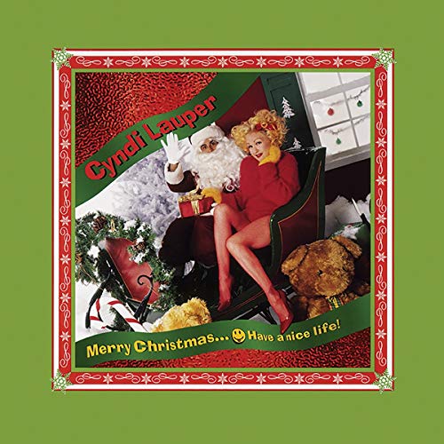 Lauper, Cyndi - Merry Christmas…Have a Nice Life! (Clear with Red & White "Candy Cane" Swirl Vinyl) [Vinyl] (ONLINE ORDER ONLY)