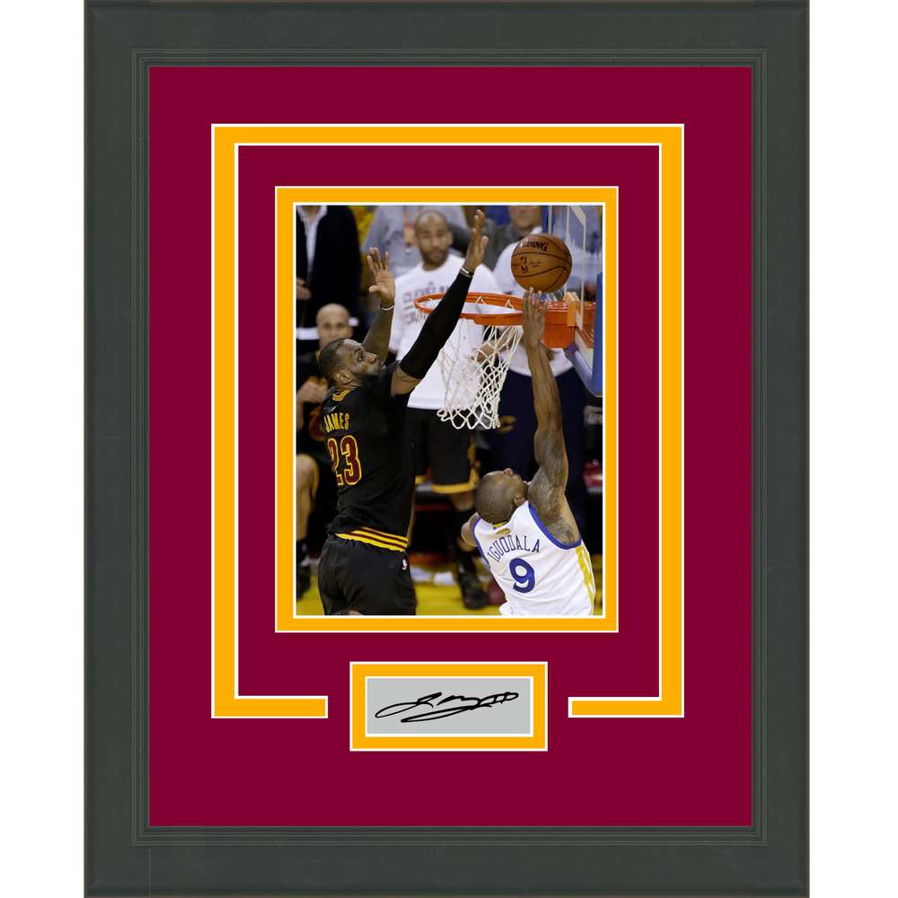 Framed LeBron James Facsimile Laser Engraved Signature Auto Cleveland Cavaliers 11x14 Basketball Photo (ONLINE ORDER ONLY)
