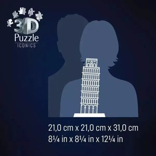 Leaning Tower of Pisa 231 Piece 3D Jigsaw Puzzle Ravensburger (ONLINE ORDER ONLY)