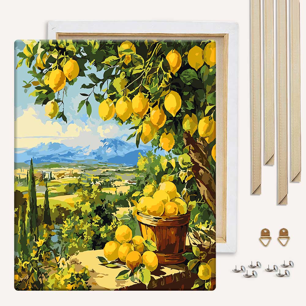 Lemon Garden - Paint By Numbers Kit