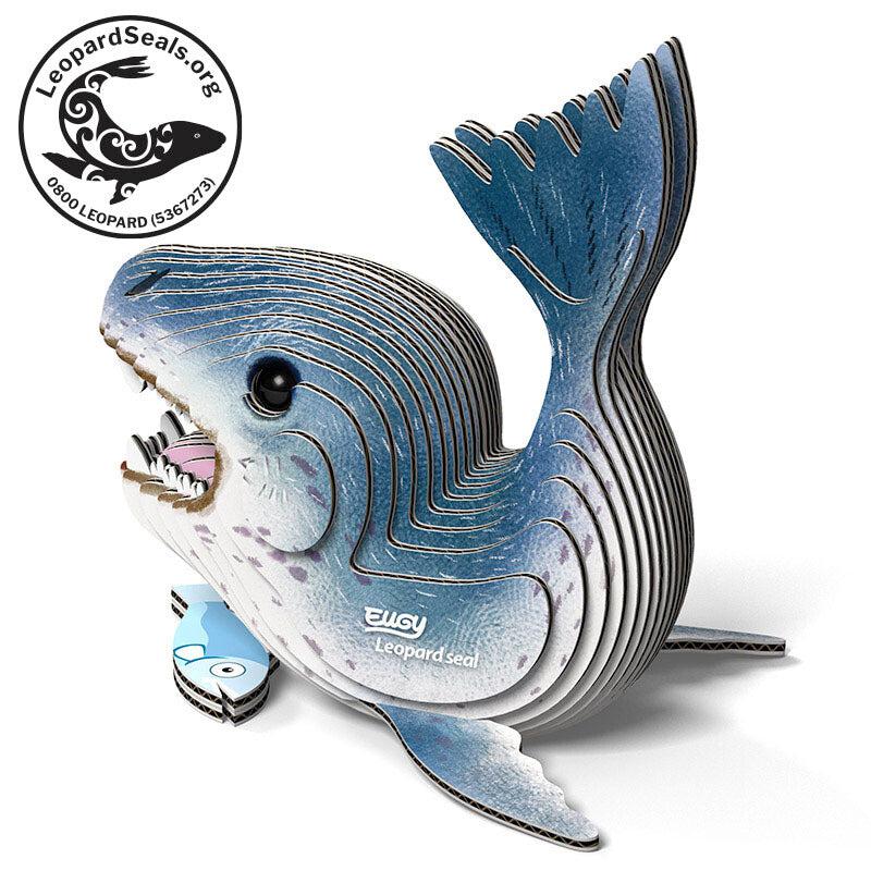 Leopard Seal 3D Cardboard Model Kit Eugy (ONLINE ORDER ONLY)