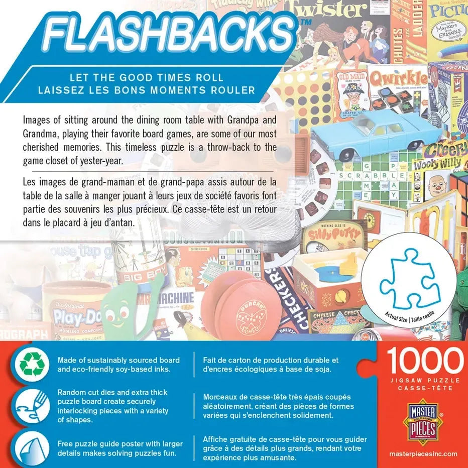 Let the Good Times Roll Flashbacks 1000 Piece Jigsaw Puzzle MasterPieces (ONLINE ORDER ONLY)