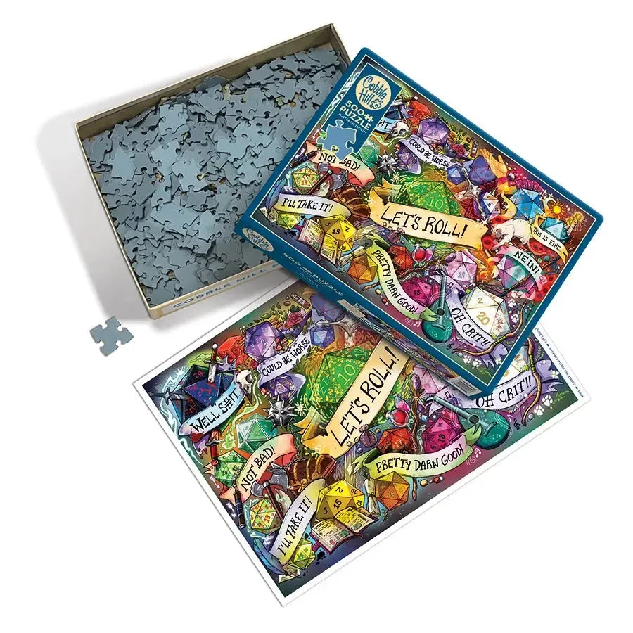 Let's Roll! 500 Piece Jigsaw Puzzle Cobble Hill (ONLINE ORDER ONLY)