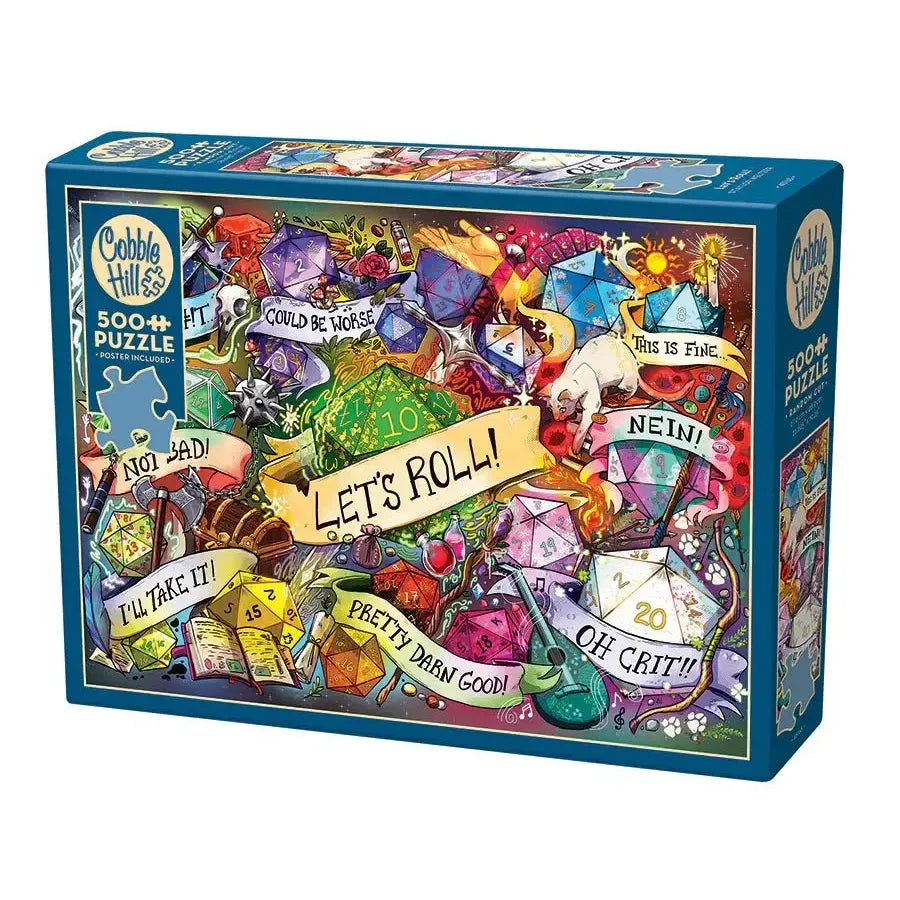 Let's Roll! 500 Piece Jigsaw Puzzle Cobble Hill (ONLINE ORDER ONLY)