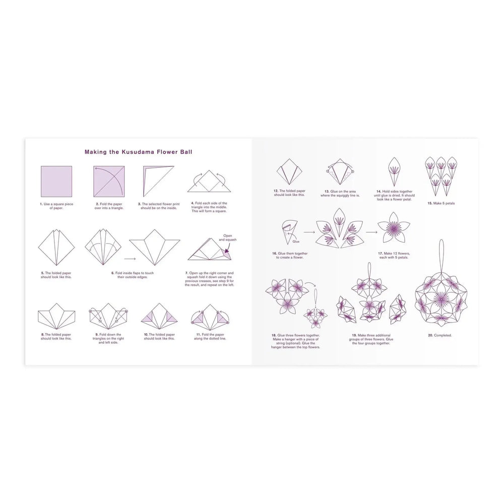 Liberty Flower Origami Kit Galison (ONLINE ORDER ONLY)