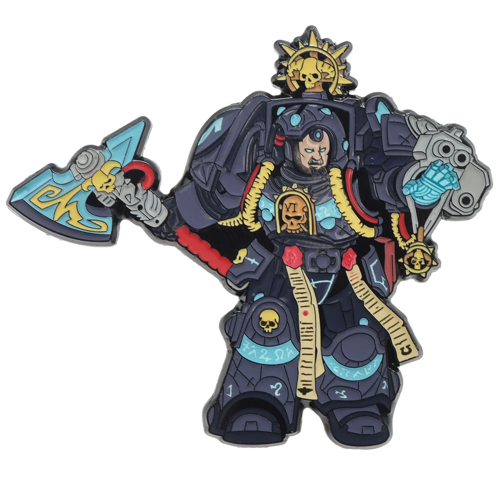 Foam Brain Mystery Loot: 40K Enamel Pins - Ultramarines vs Tyranids