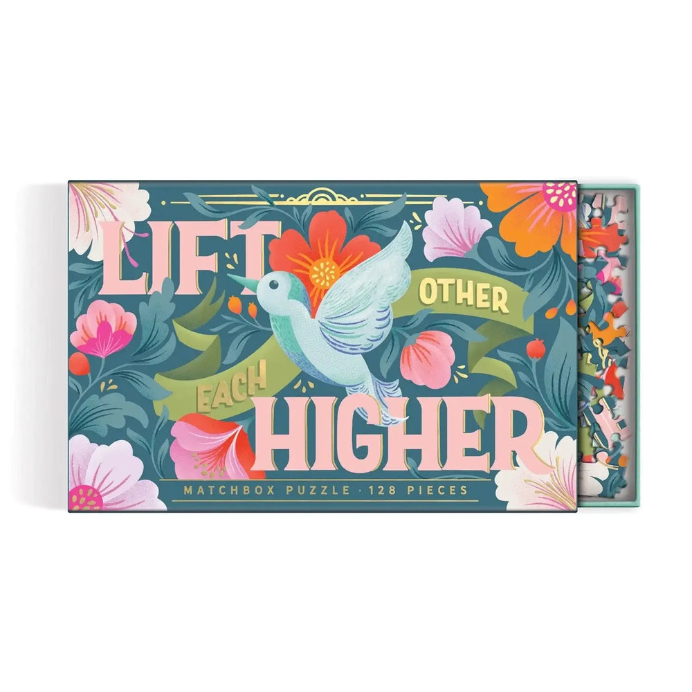 Lift Each Other Higher 128 Piece Matchbox Mini Jigsaw Puzzle Galison (ONLINE ORDER ONLY)